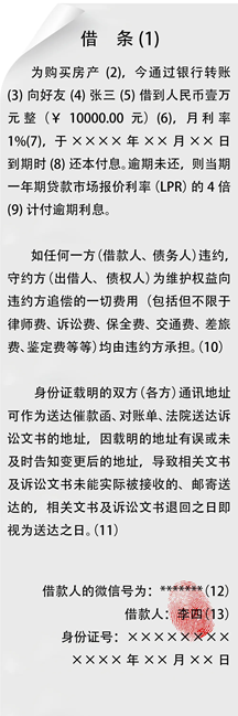 有借條為啥還輸了官司？法官為你詳解借條中的12個陷阱（附借條范本）